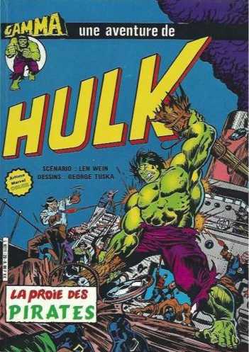 Scan de la Couverture Hulk Gamma n 20
